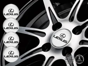 Lexus Pegatinas de Aro Autos Edición de Cúpula Bombada